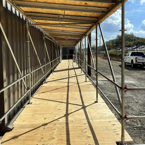 Sidewalk Canopy / Pedestrian Systems Rental Services in Pensacola